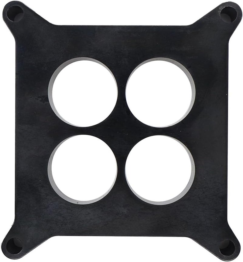 LPFIDI 1" Tall Ported Phenolic Carburetor Spacer 4 Hole Compatible for SB 4150/4160 4bbl. SBC BBC Carb - Image 3